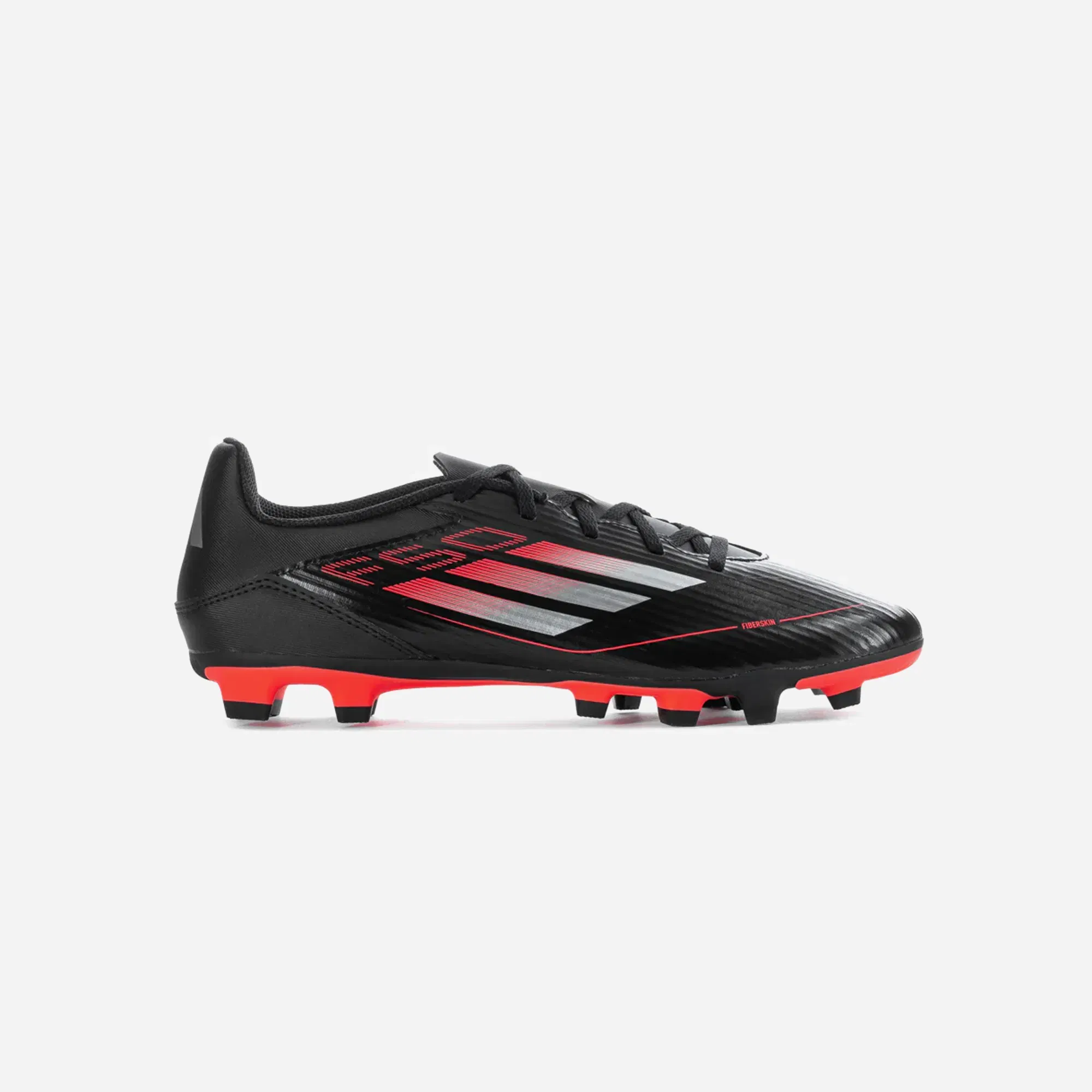 Adidas F50 Club FG Black/Iron Met/Lucid Red