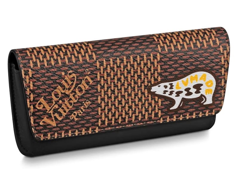 Louis Vuitton x Nigo Sunglasses Case Damier Ebene Giant Brown