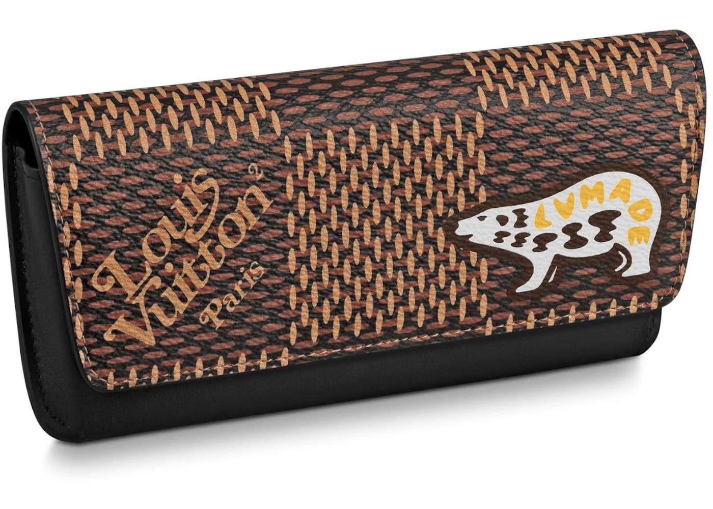 Louis Vuitton x Nigo Sunglasses Case Damier Ebene Giant Brown