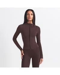Nike x Skims Vintage Seamless Full-Zip Jacket Dark Teal
