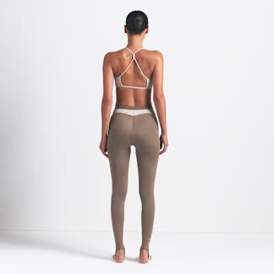 Nike x Skims Shine High-Waisted 26" Stirrup Leggings with Drawcord Obsidian Dark Teal