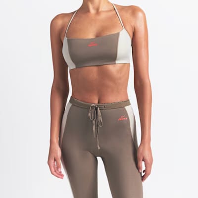 Nike x Skims Shine High-Waisted 26" Stirrup Leggings with Drawcord Obsidian Dark Teal