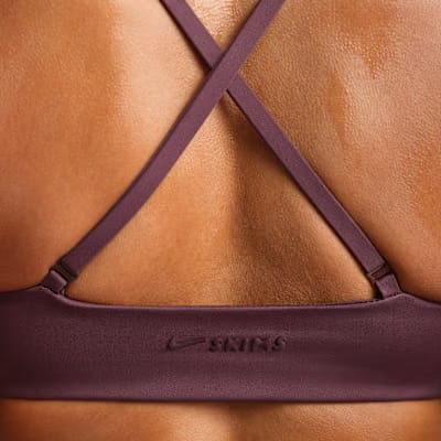 Nike x Skims Matte Micro-Scoop Bra Dark Teal