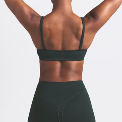 Nike x Skims Matte Micro-Scoop Bra Dark Teal