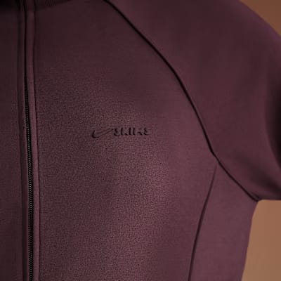 Nike x Skims Matte Tricot Track Jacket Dark Roast