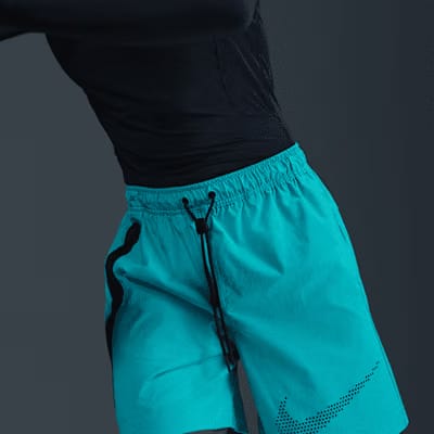 Nike x Skims Woven Nylon 5" Track Shorts Obsidian