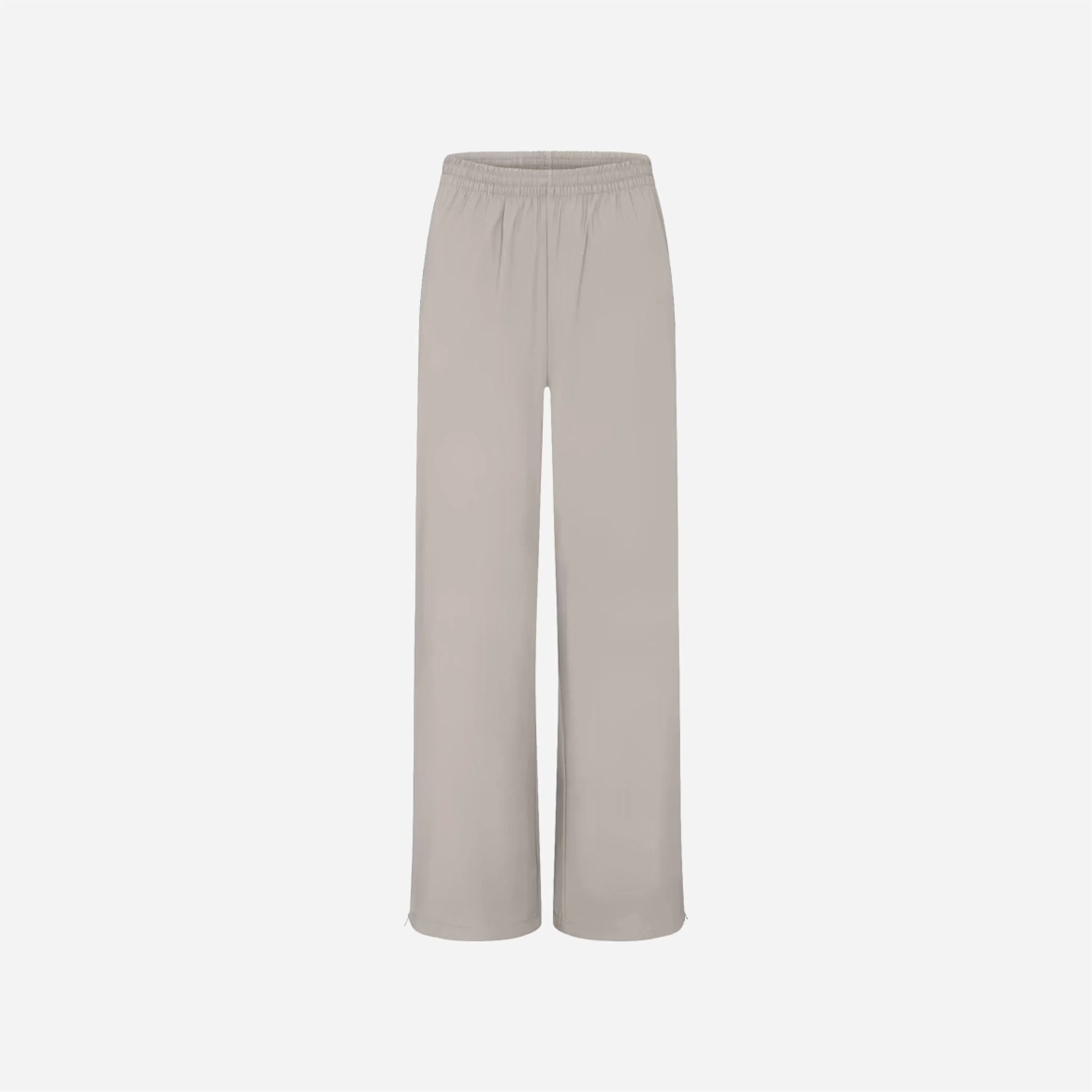 Nike x Skims Woven Nylon Oversized Track Pants Stone