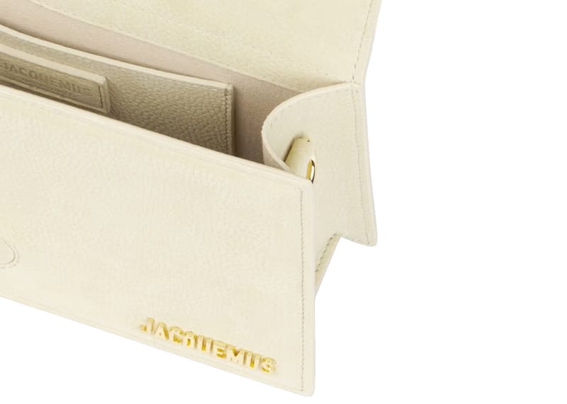 Jacquemus Le grand Bambino Crossbody Strap Handbag Light Yellow