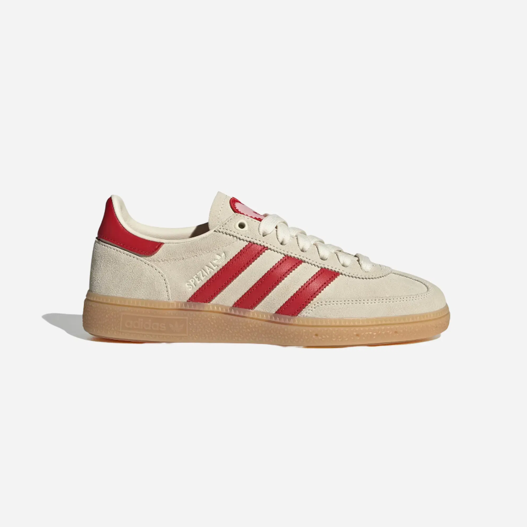 Adidas Handball Spezial Valentine's Day Cream White / Better Scarlet / Sandy Pink / Gum WMNS