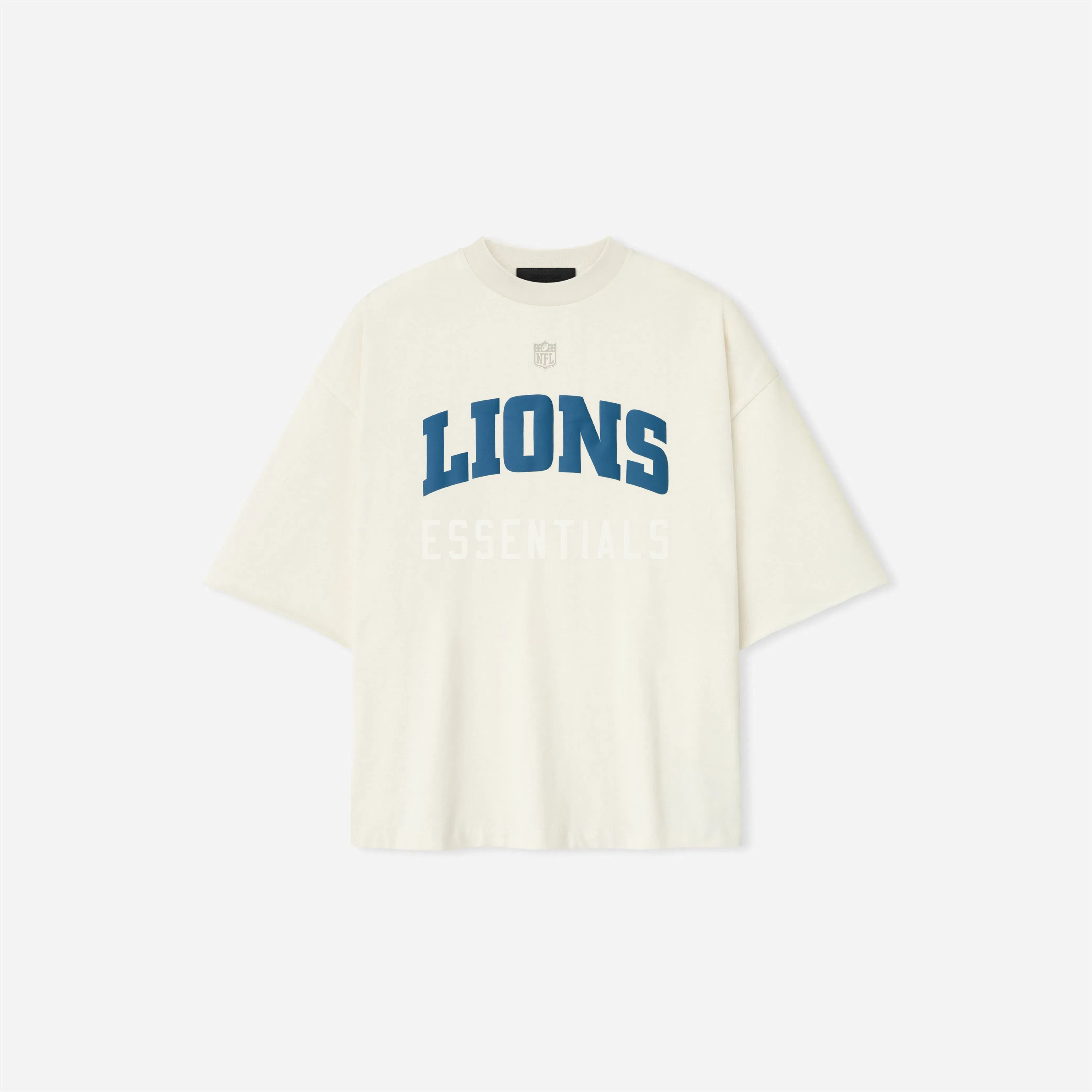 Fear Of God Essentials Lions 90s 3/4 Sleeve Football T-Shirt Cream White