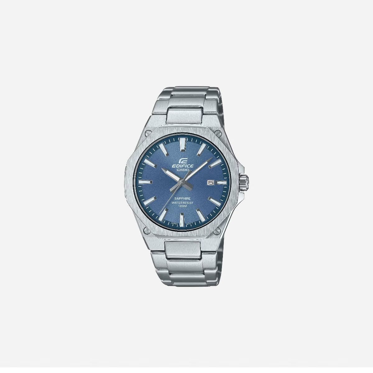 Casio Edifice EFR-S108D-2AVUDF 3-Hand Blue Dial Analog Stainless Watch