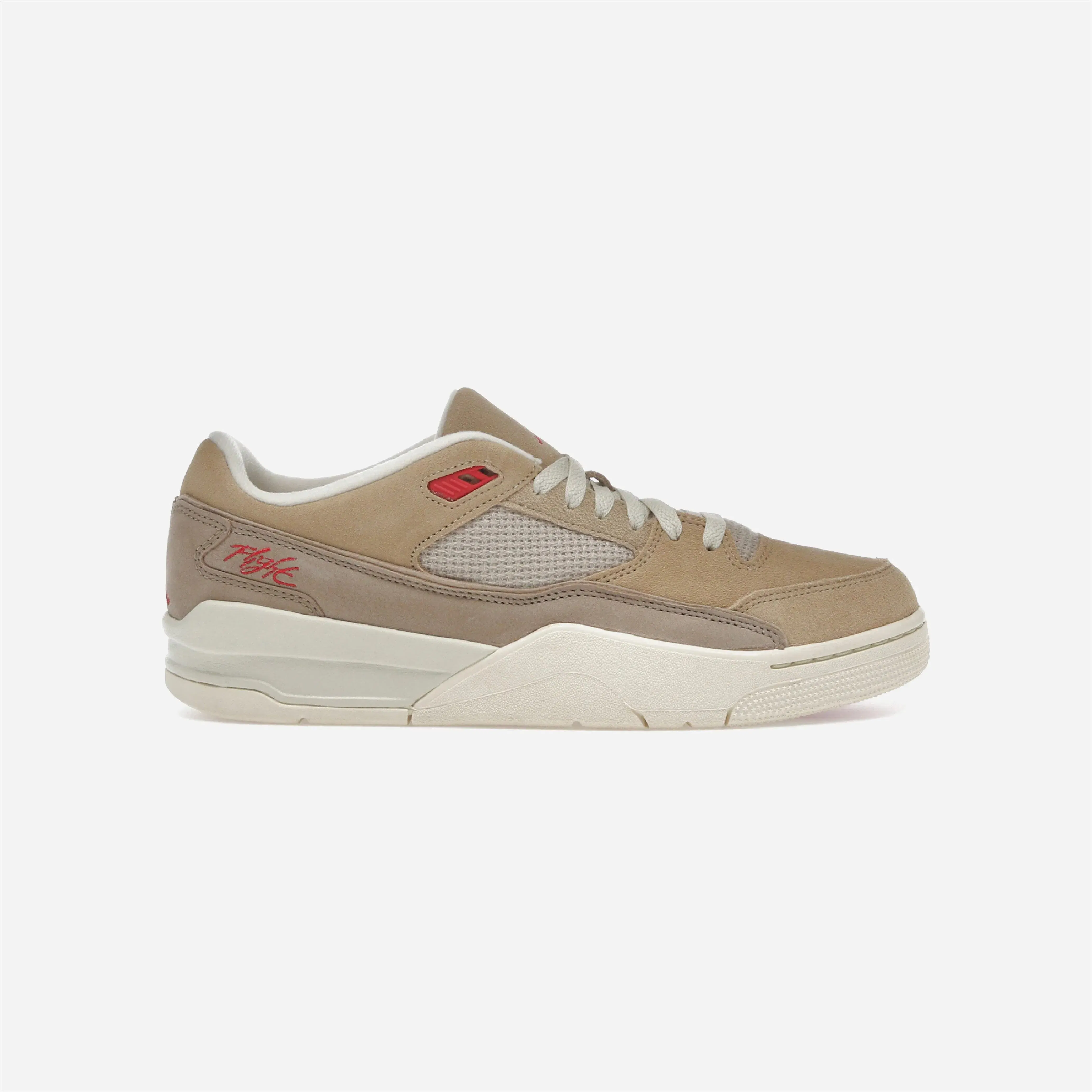 Nike Air Jordan Flight Court Mushroom Desert Camo Fossil Fire Red
