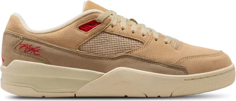 Nike Air Jordan Flight Court Mushroom Desert Camo Fossil Fire Red