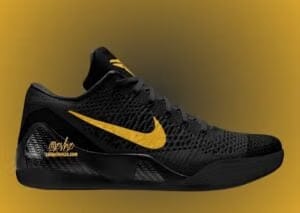 Nike Kobe 9 EM Low Protro TB Black University Gold