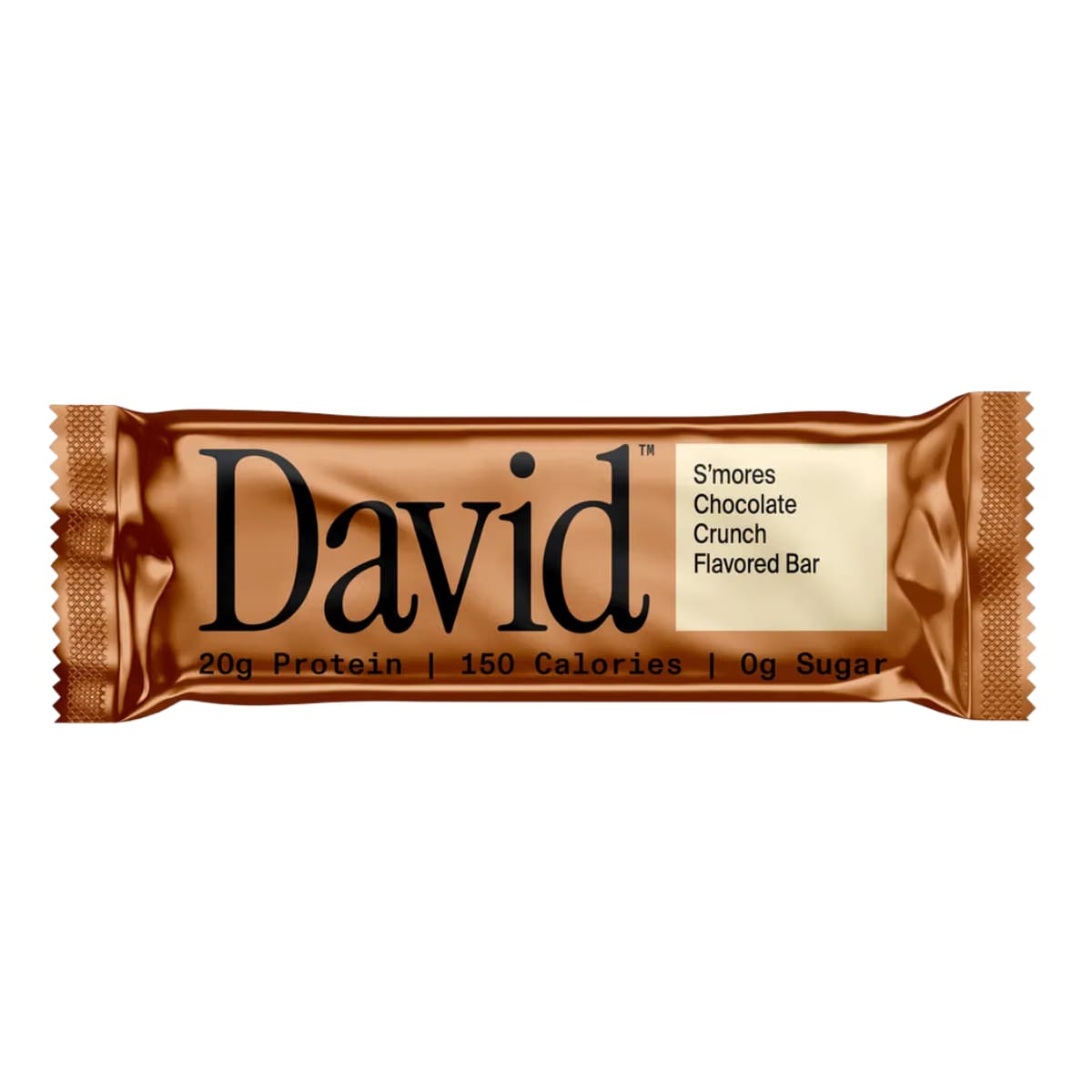 David Protein Bronze Smores Chocolate Crunch (20g Protein) - 12 Bars
