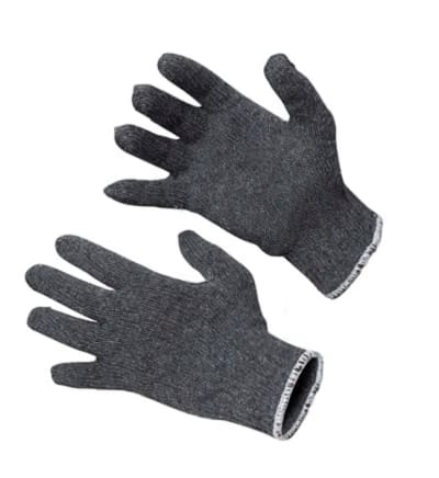Represent Arch Knitted Gloves Jet Black SS26