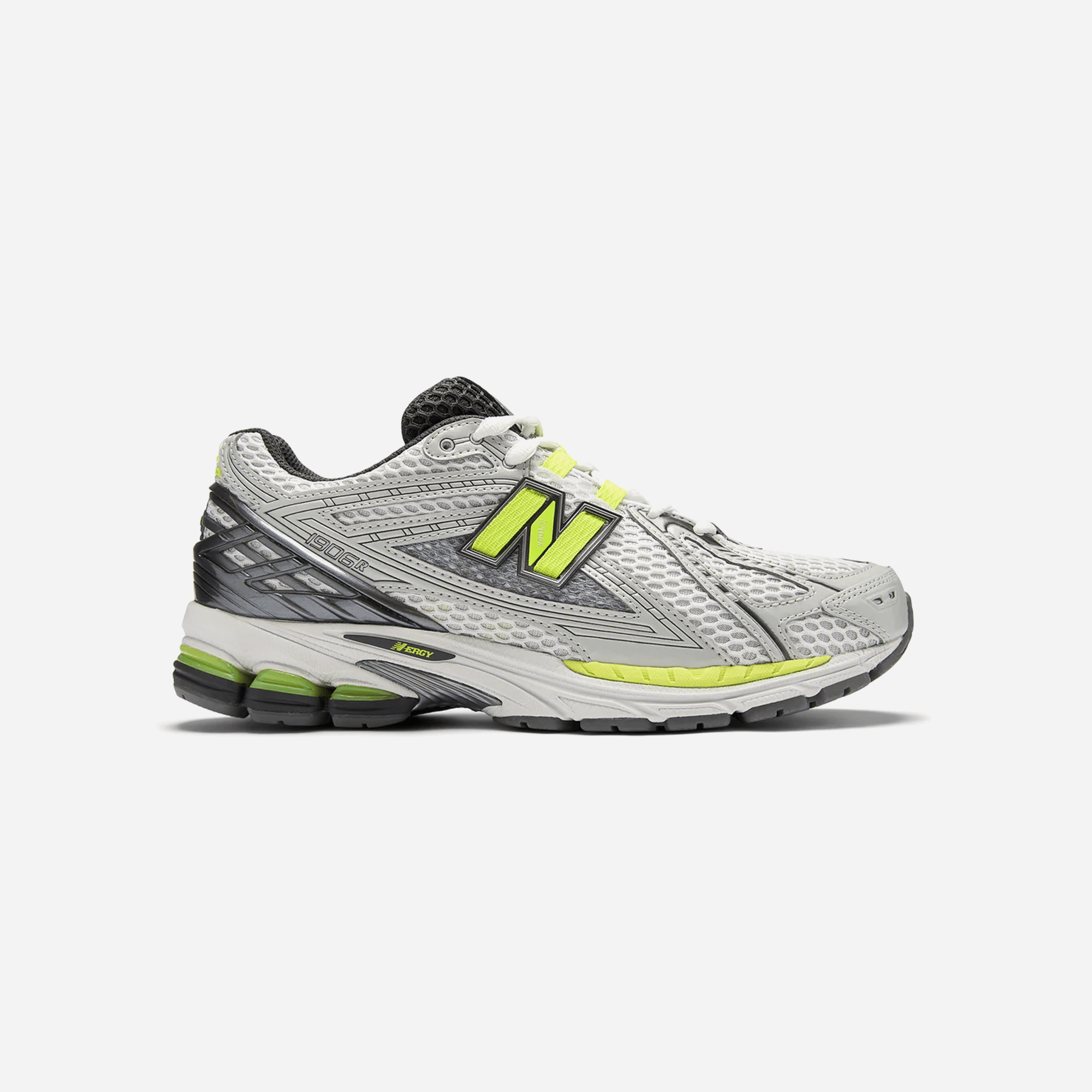 New Balance 1906 Black Metallic Grey Neon
