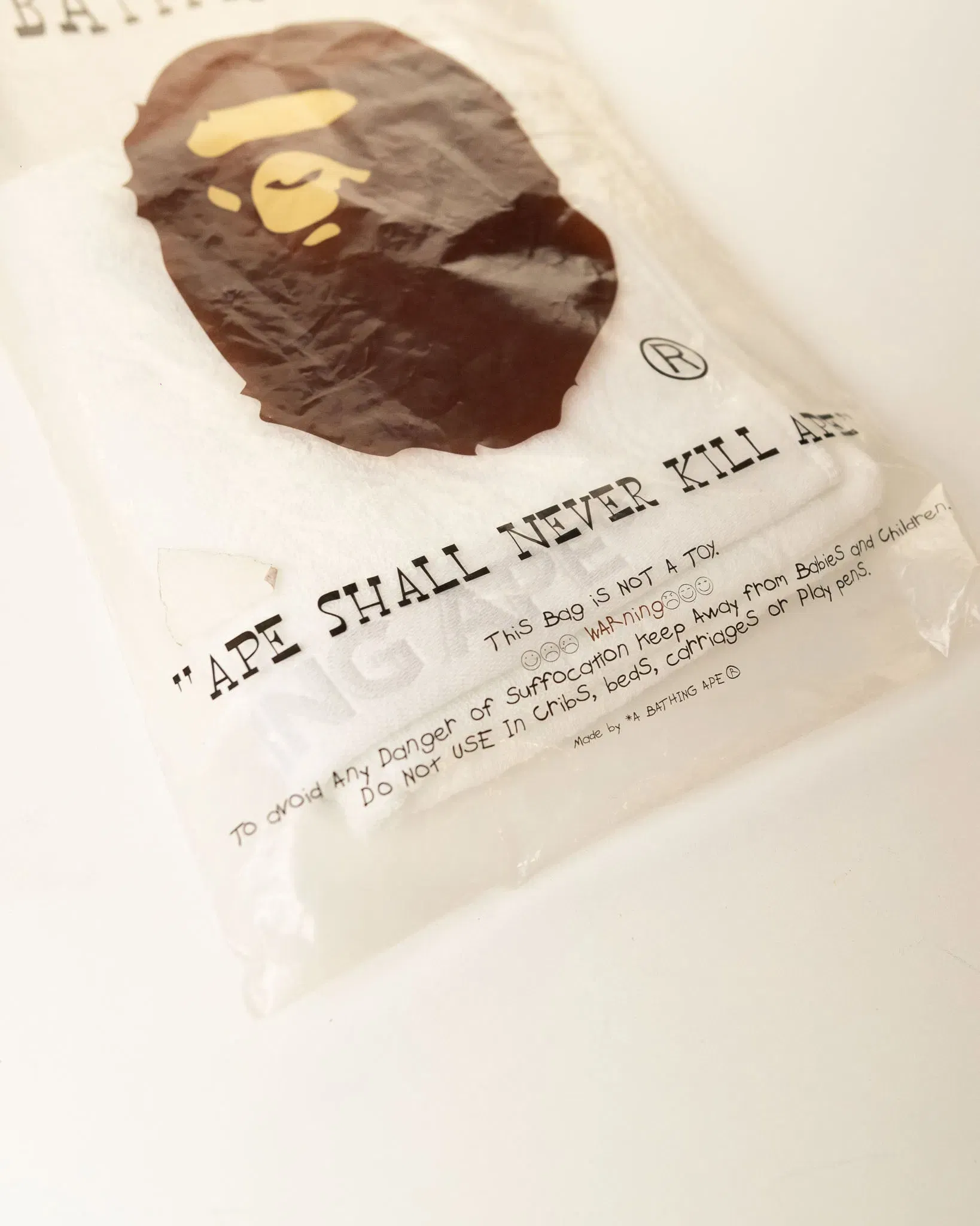 Aape By A Bathing Ape White Towel (One Size)