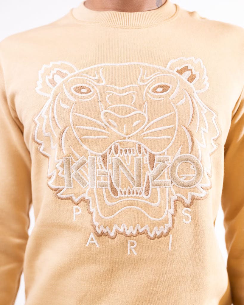 Kenzo Men's Tiger Seasonal Sweatshirt - Dark Beige (XS)