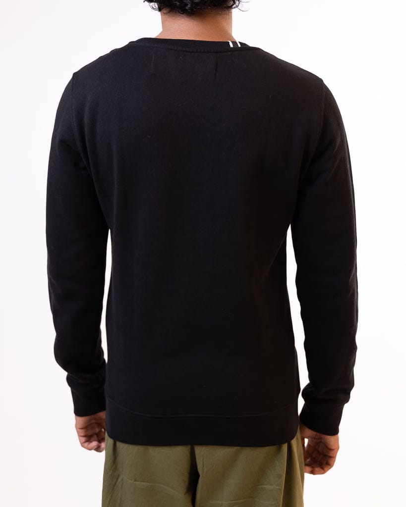 Replay M3436 Round Neck Cotton Black Sweatshirt (S)
