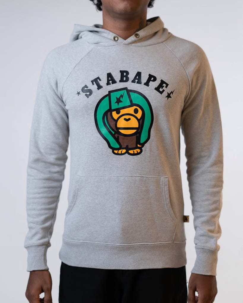 Bape STA Grey Hoodie (XS)