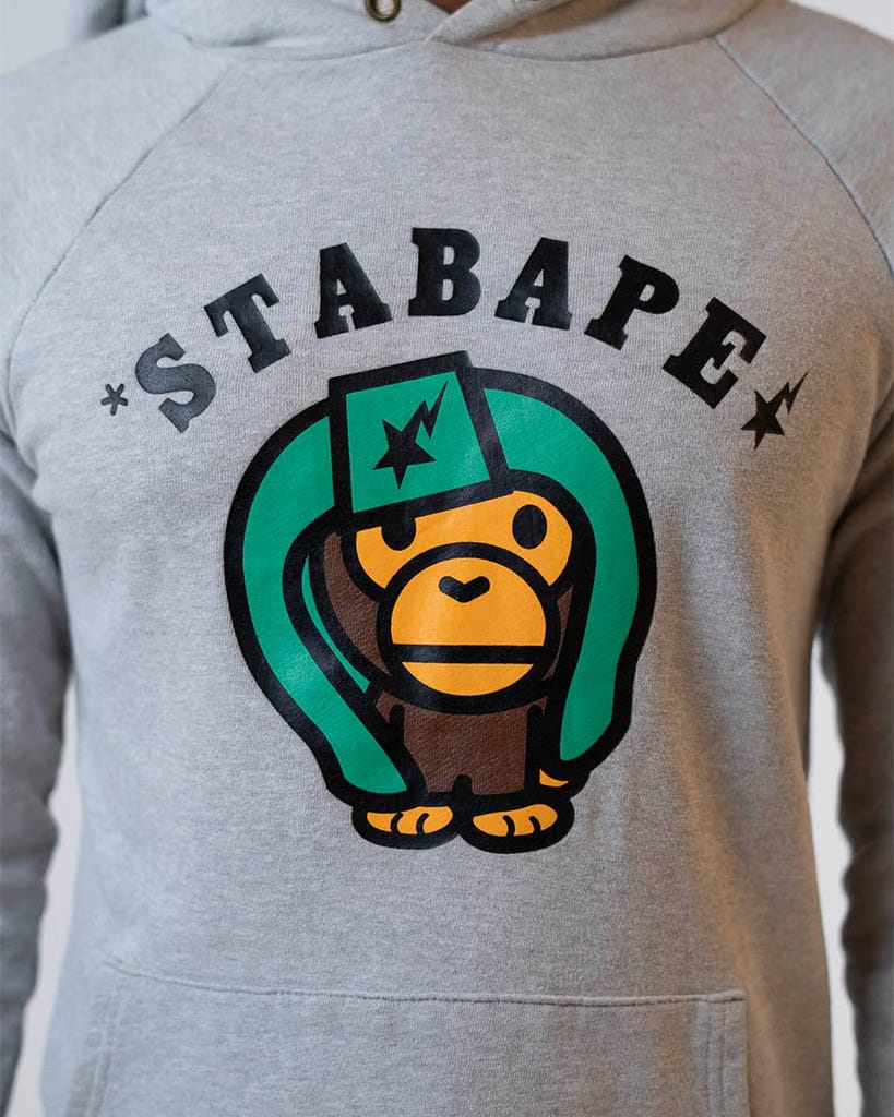 Bape STA Grey Hoodie (XS)