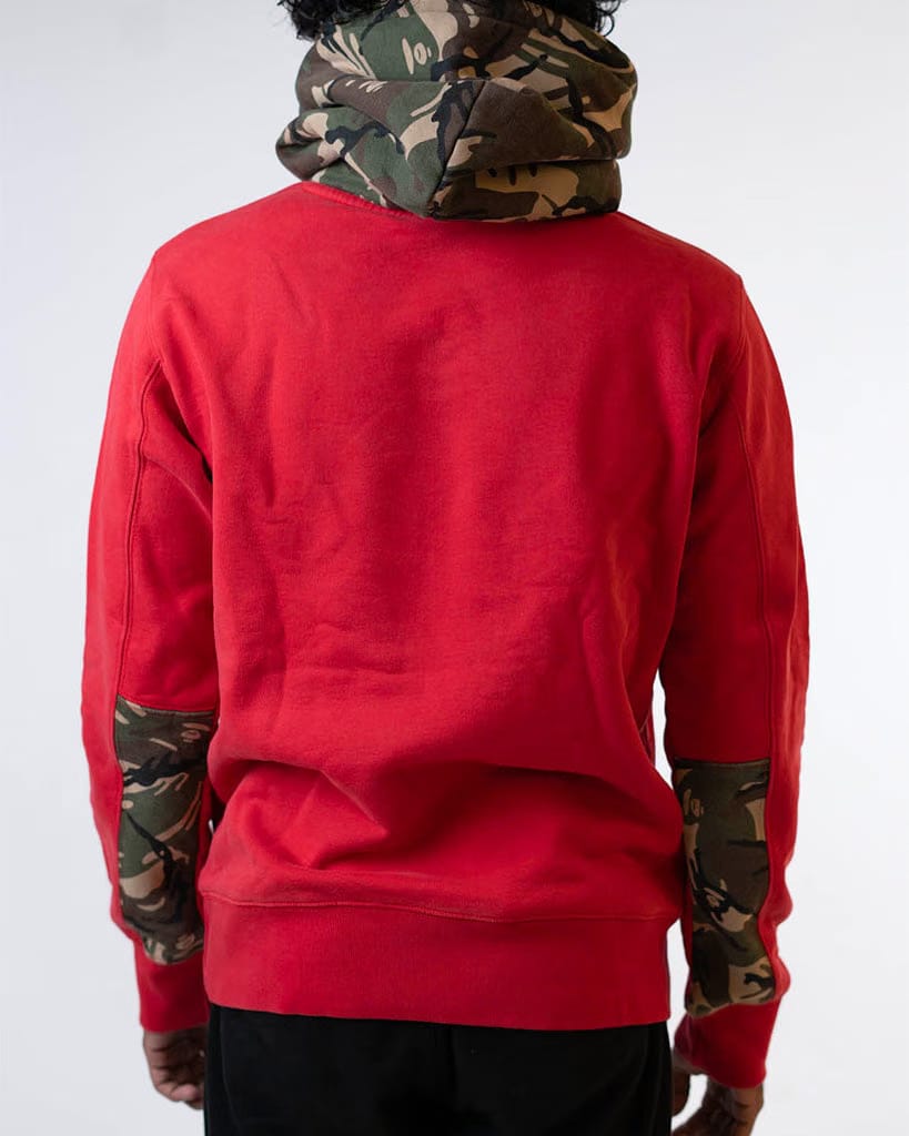 Aape By Bape Camo Red Hoodie (L)