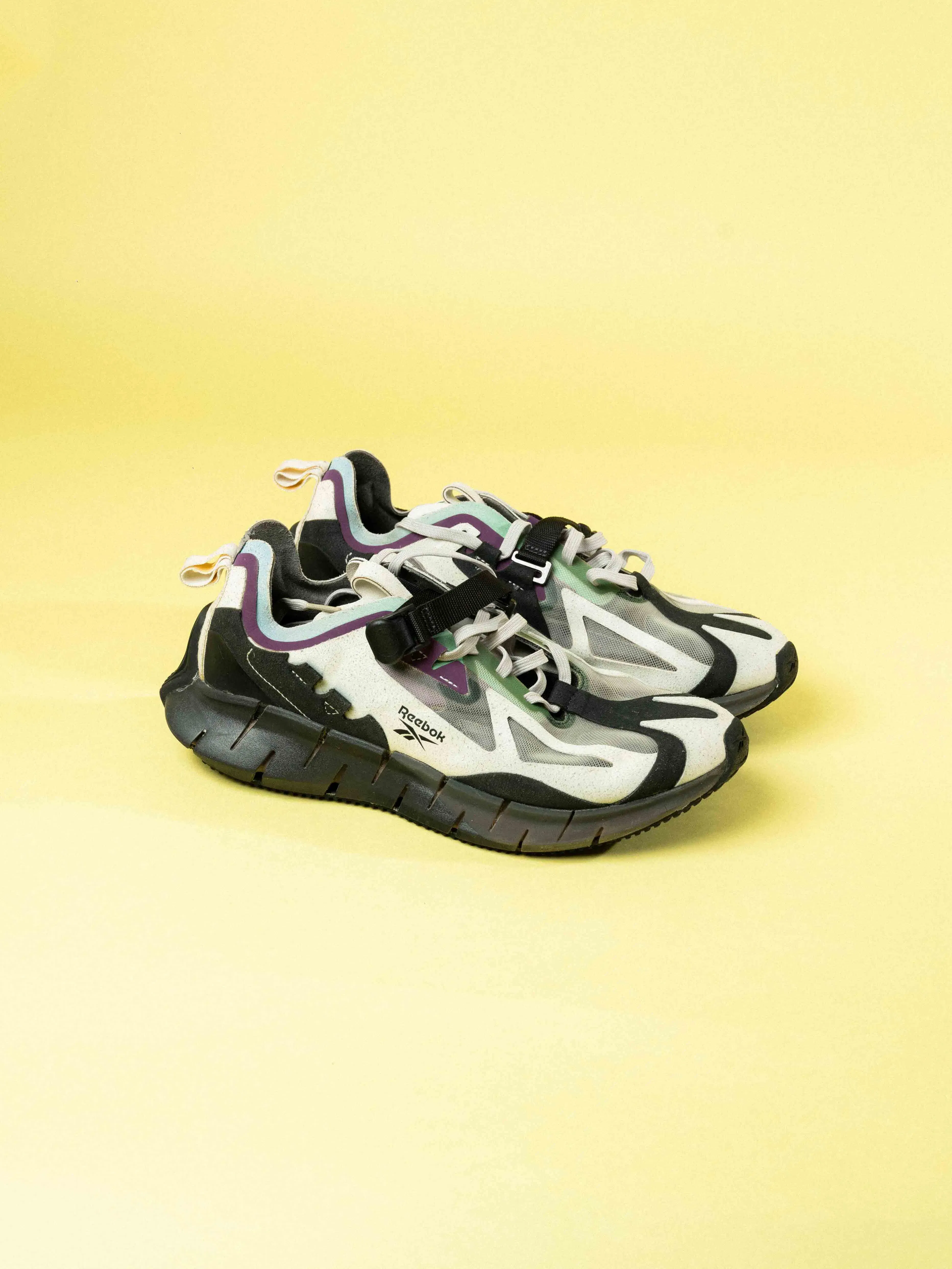 Reebok Zig Kinetica Concept Type1 Sand Stone/ Black/ Emerald (UK 7.5)
