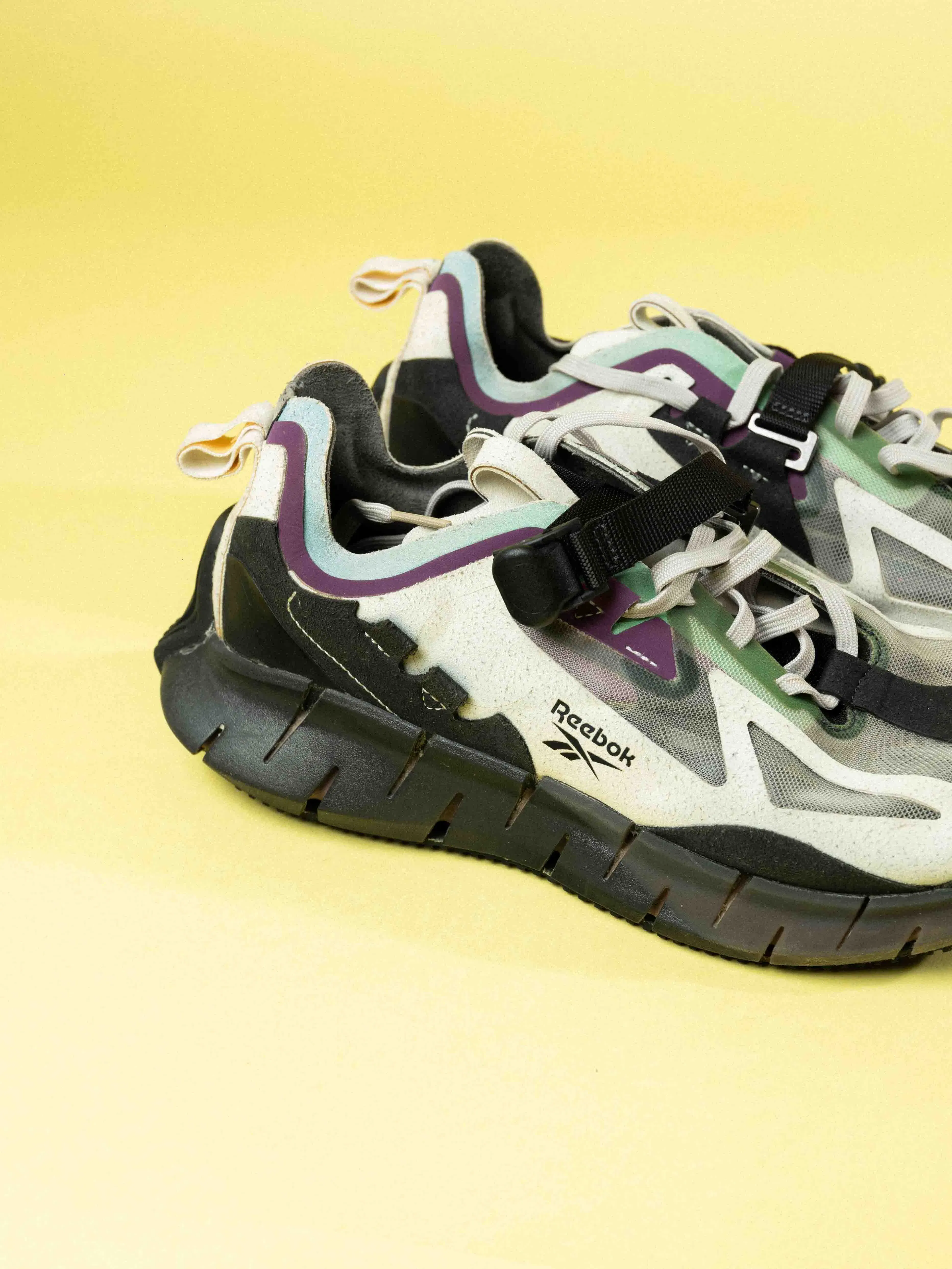 Reebok Zig Kinetica Concept Type1 Sand Stone/ Black/ Emerald (UK 7.5)