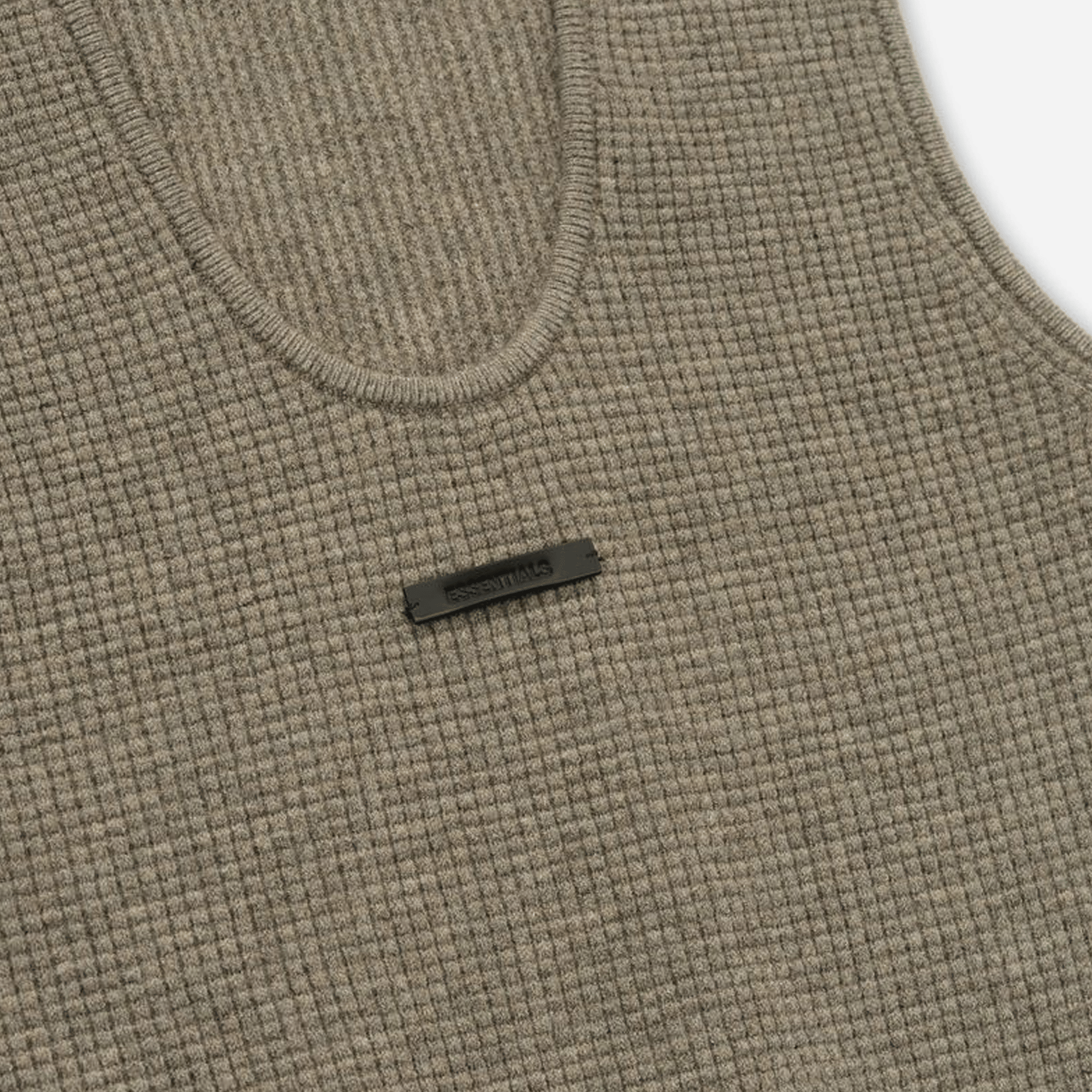 Fear Of God Essentials Womens Waffle Tank Homestead Heather