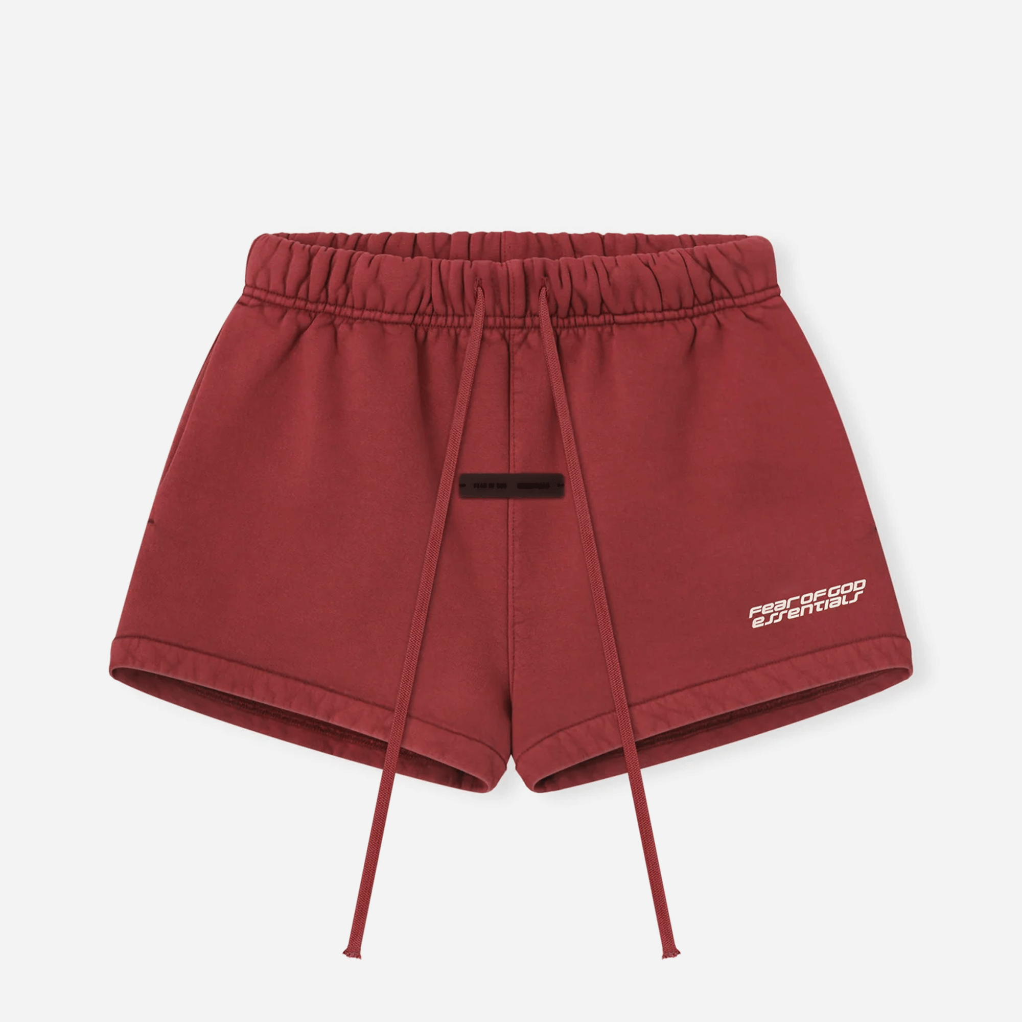 Fear Of God Essentials Womens Running Shorts Crimson
