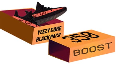 Yeezy by Kanye Black 3 Pack Base Tank TT-06