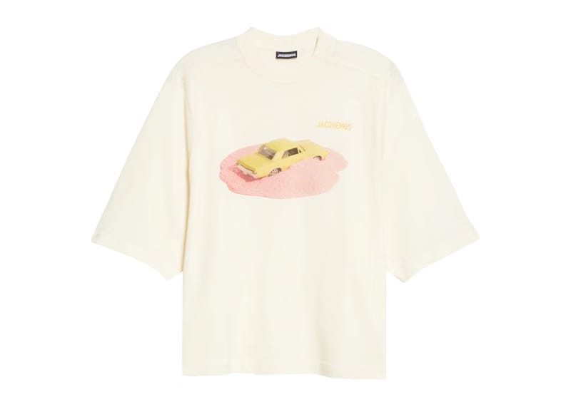 Jacquemus Le T-Shirt Voiture T-Shirt Off White