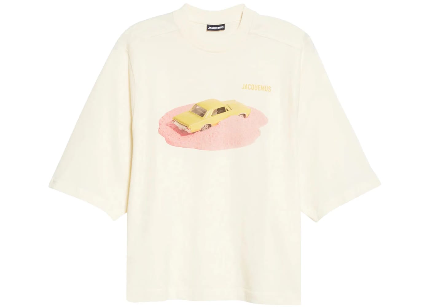 Jacquemus Le T-Shirt Voiture T-Shirt Off White