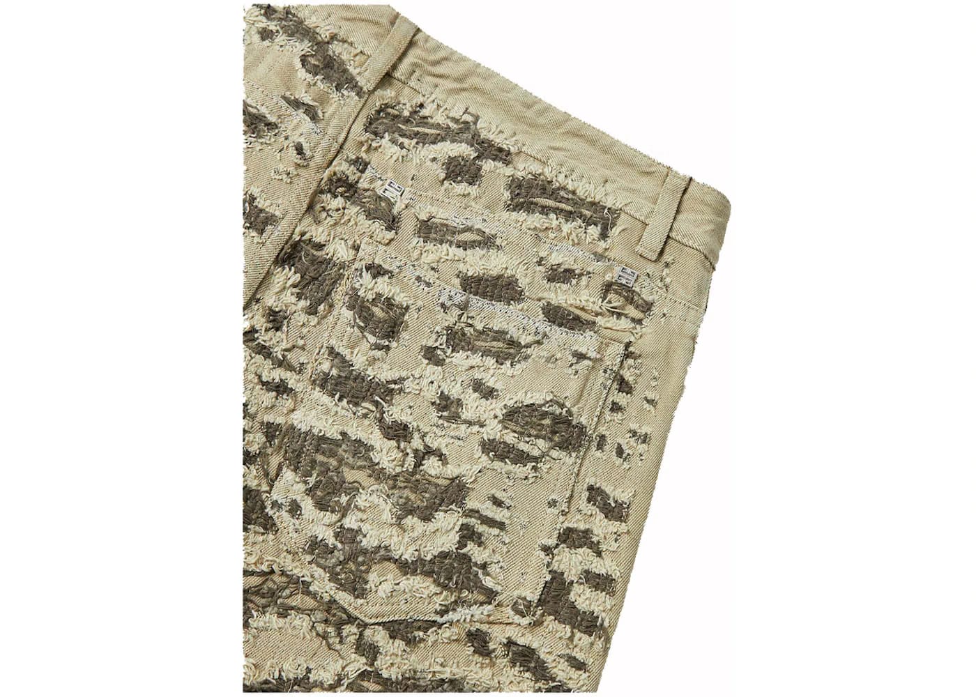 Givenchy Slim-Fit Distressed Jeans Green