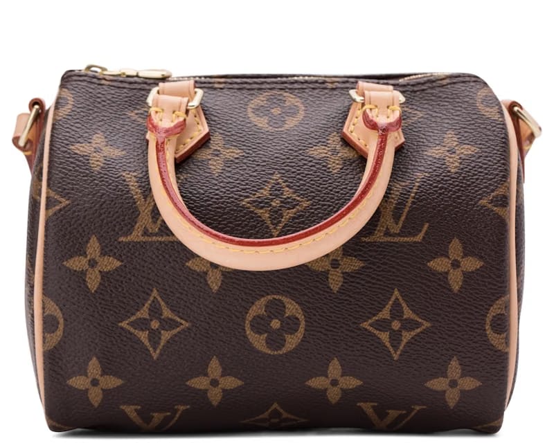 Louis Vuitton Speedy Bandouliere Monogram Nano Brown