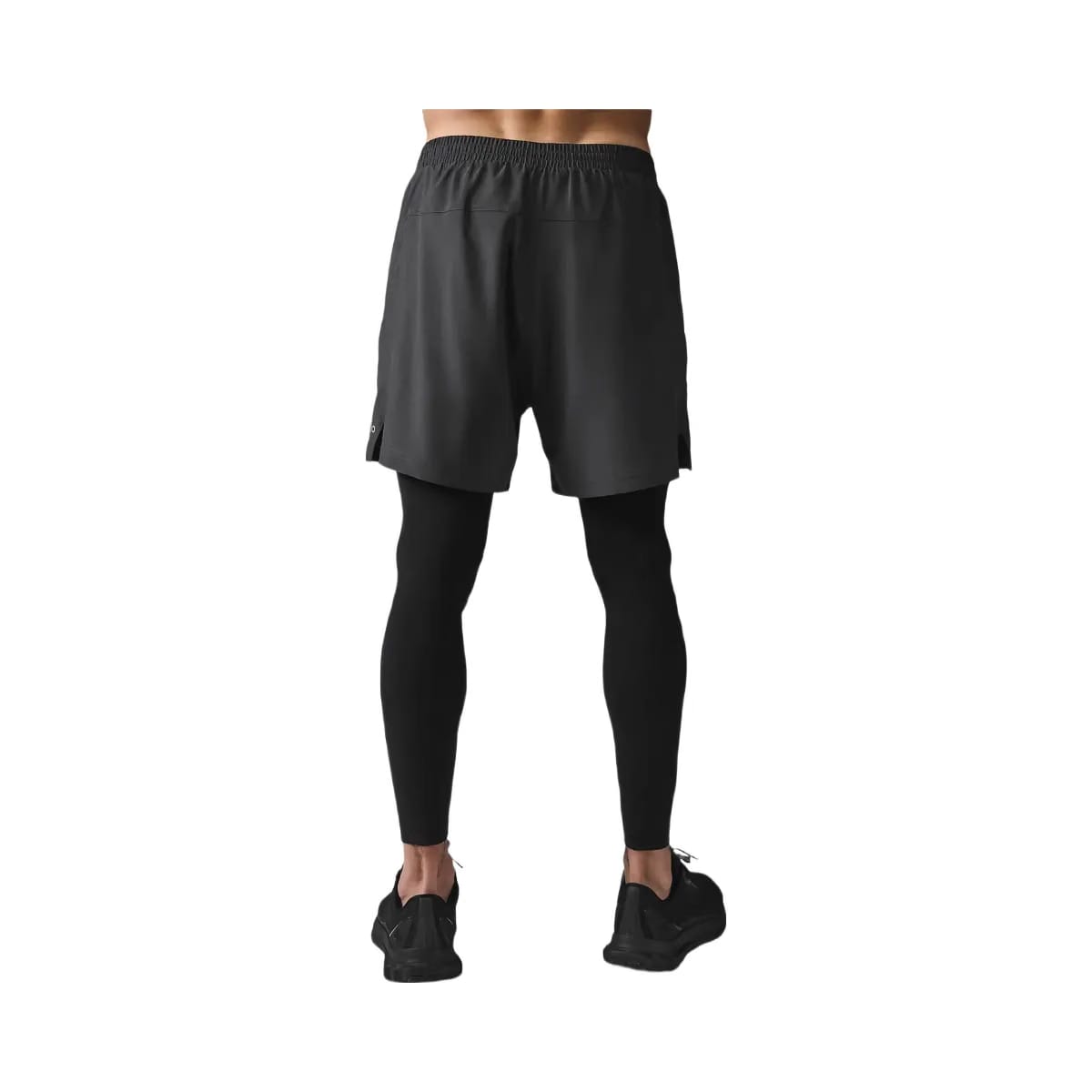 Alo Men's 5" Revival 2-in-1 Pant - Anthracite/Black