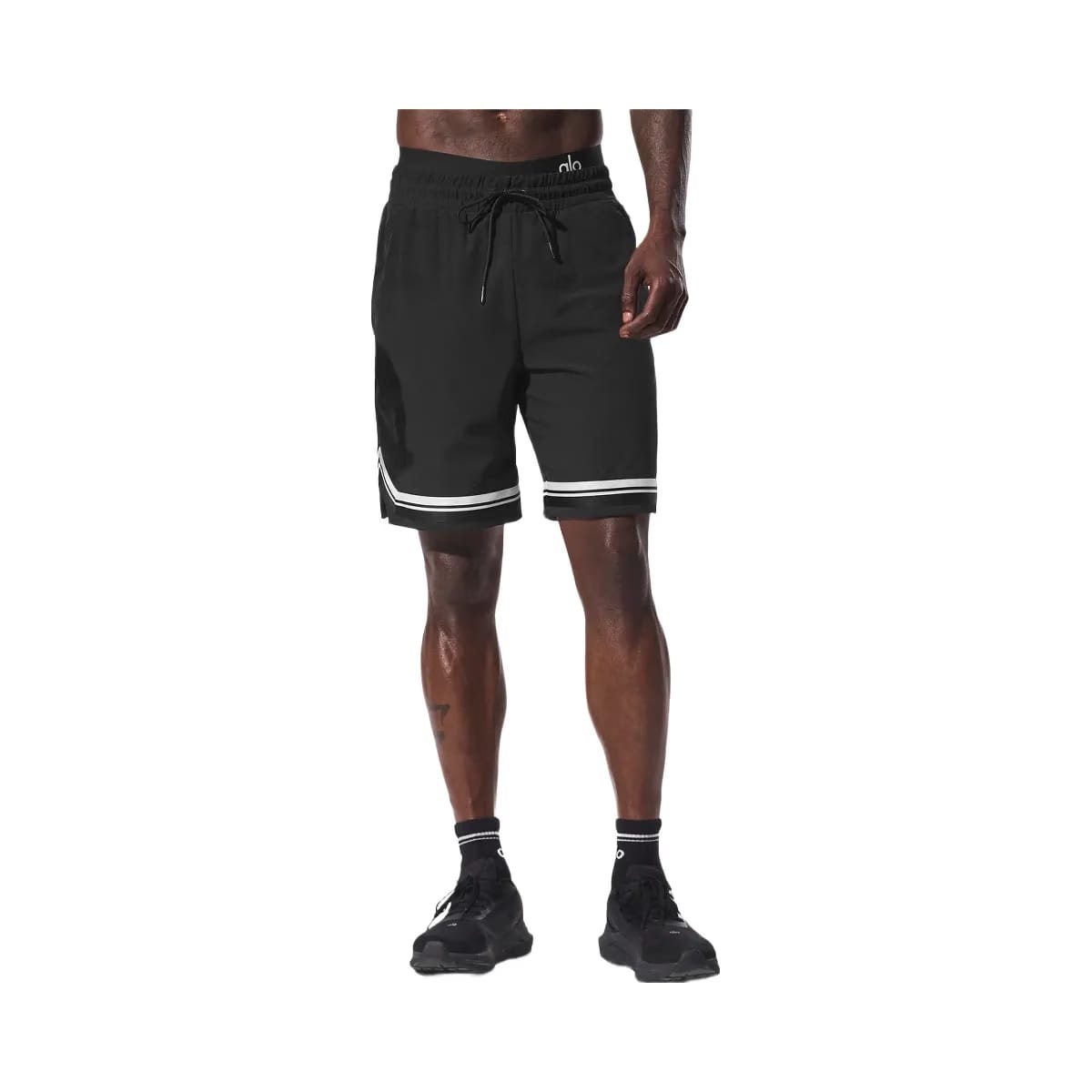 Alo Men's 9" Traction Arena Shorts - Black