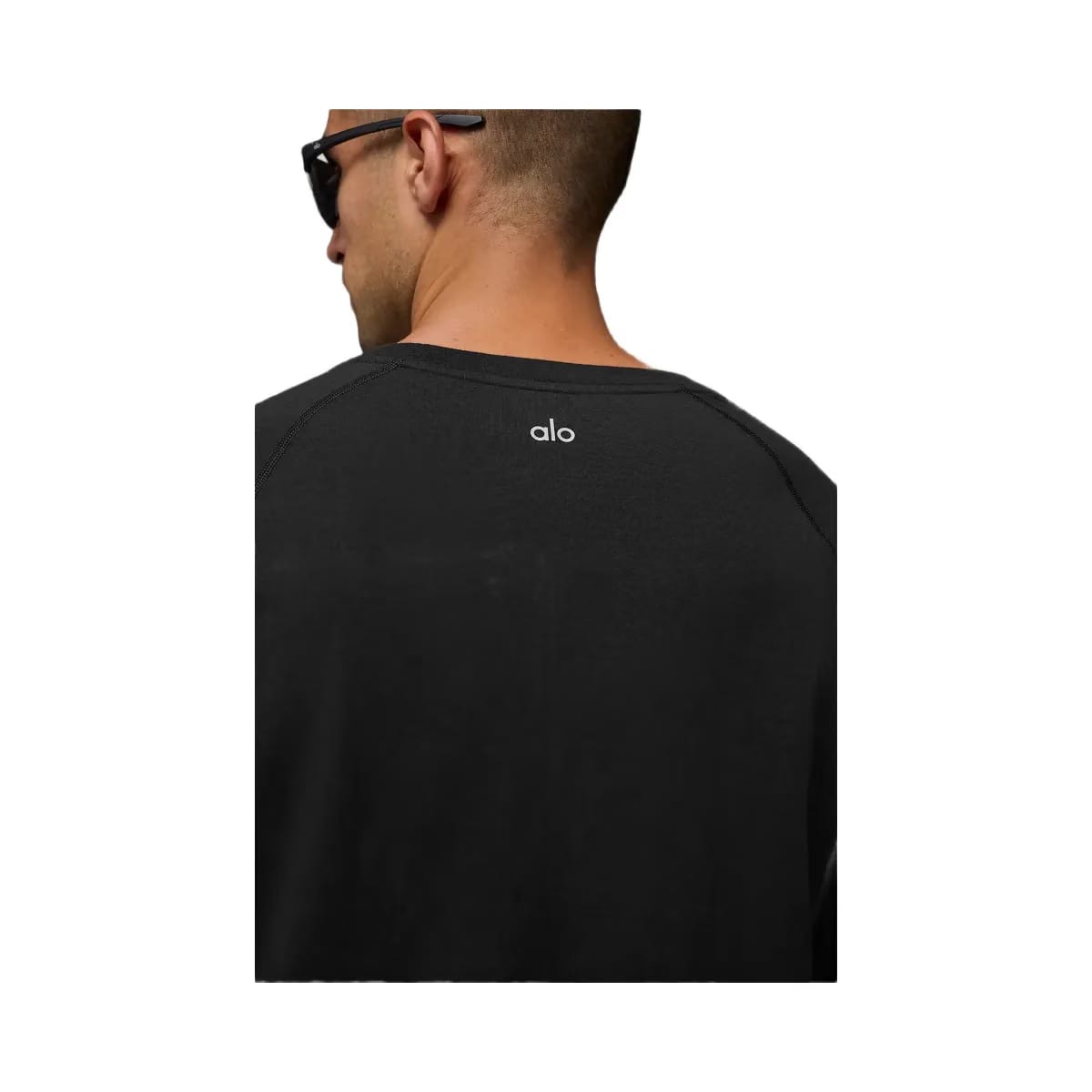 Alo Men's ALO Vapor Crewneck Long Sleeve - Black