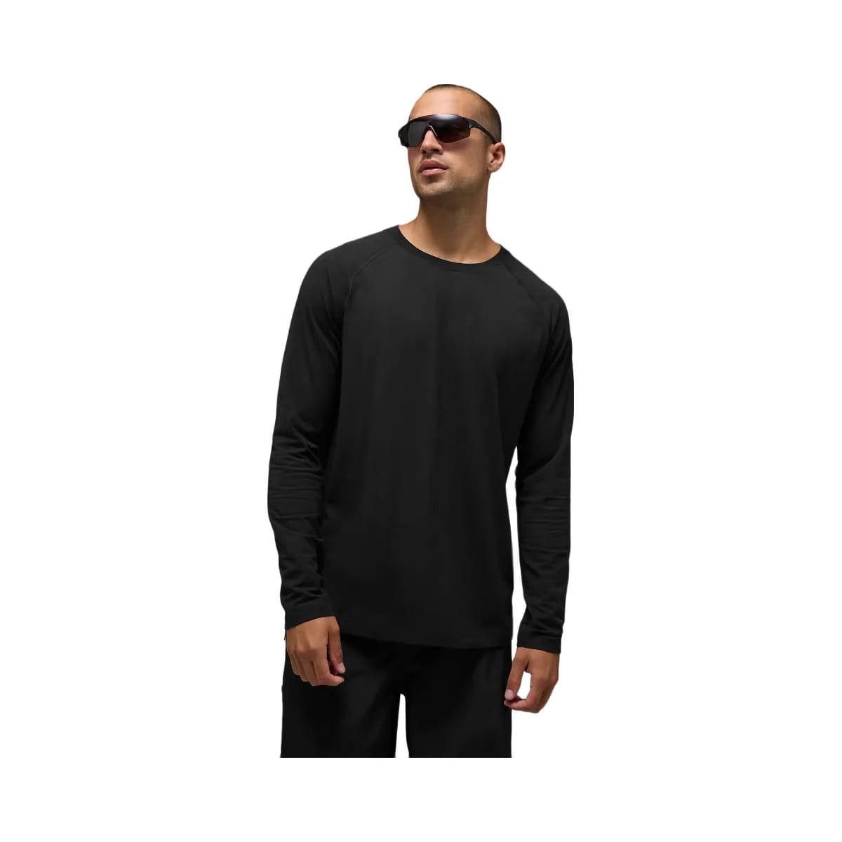 Alo Men's ALO Vapor Crewneck Long Sleeve - Black