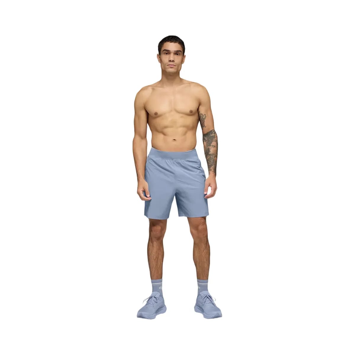 Alo Men's 7" Repetition Shorts - Winter Frost