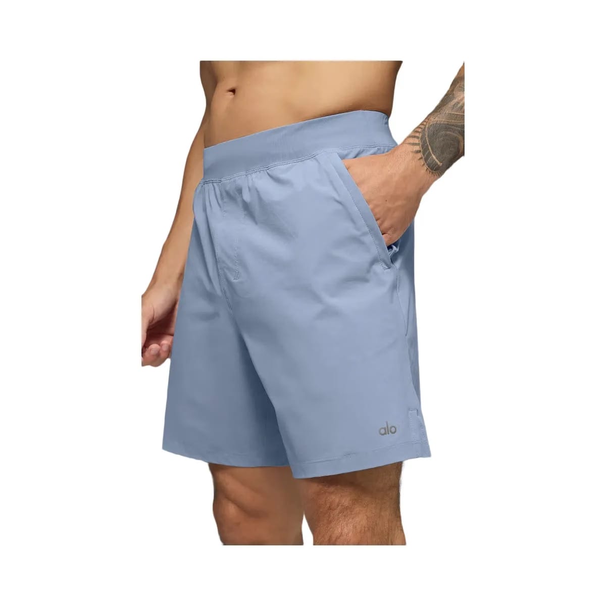 Alo Men's 7" Repetition Shorts - Winter Frost