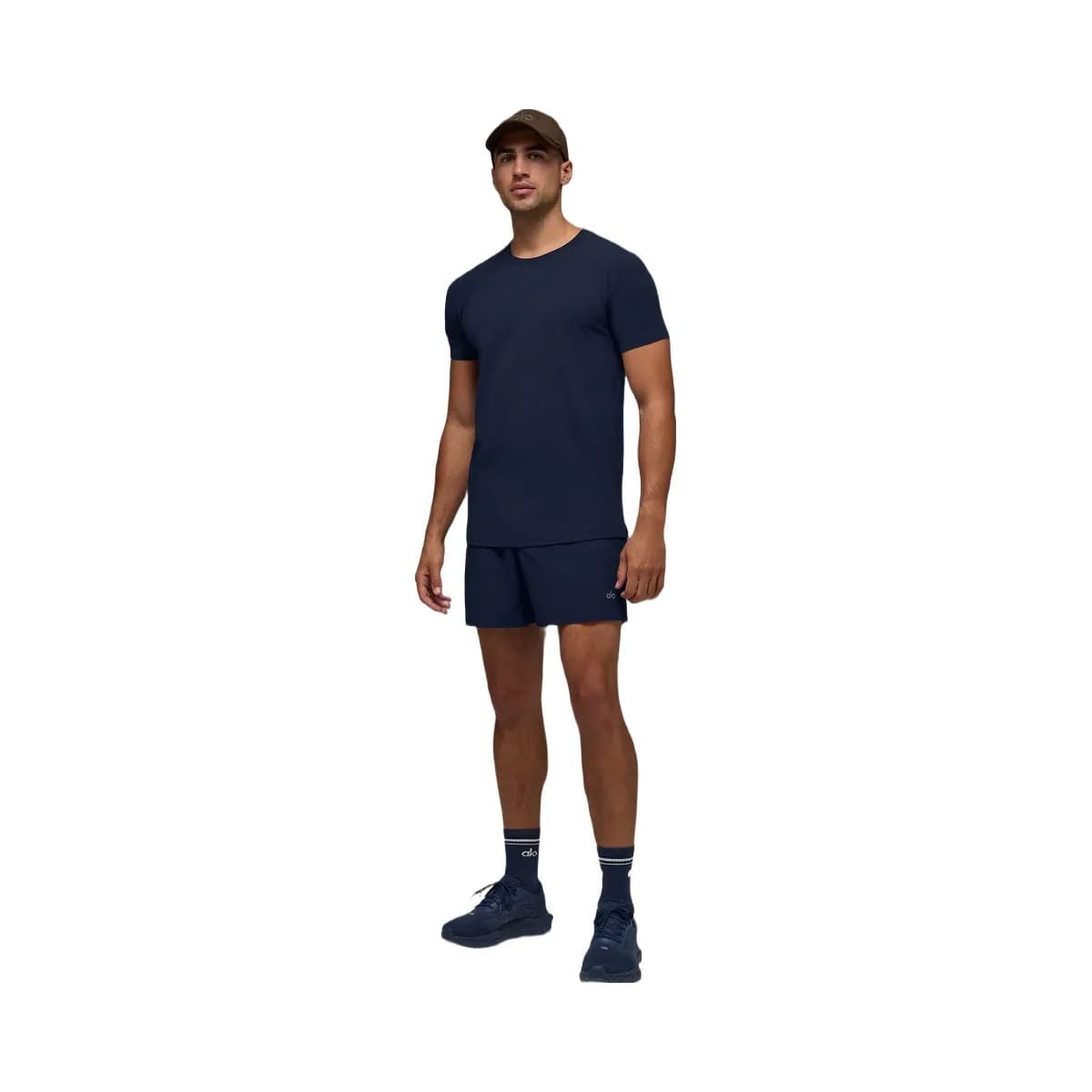Alo Men's ALO Vapor Crewneck Shorts Sleeve - Navy