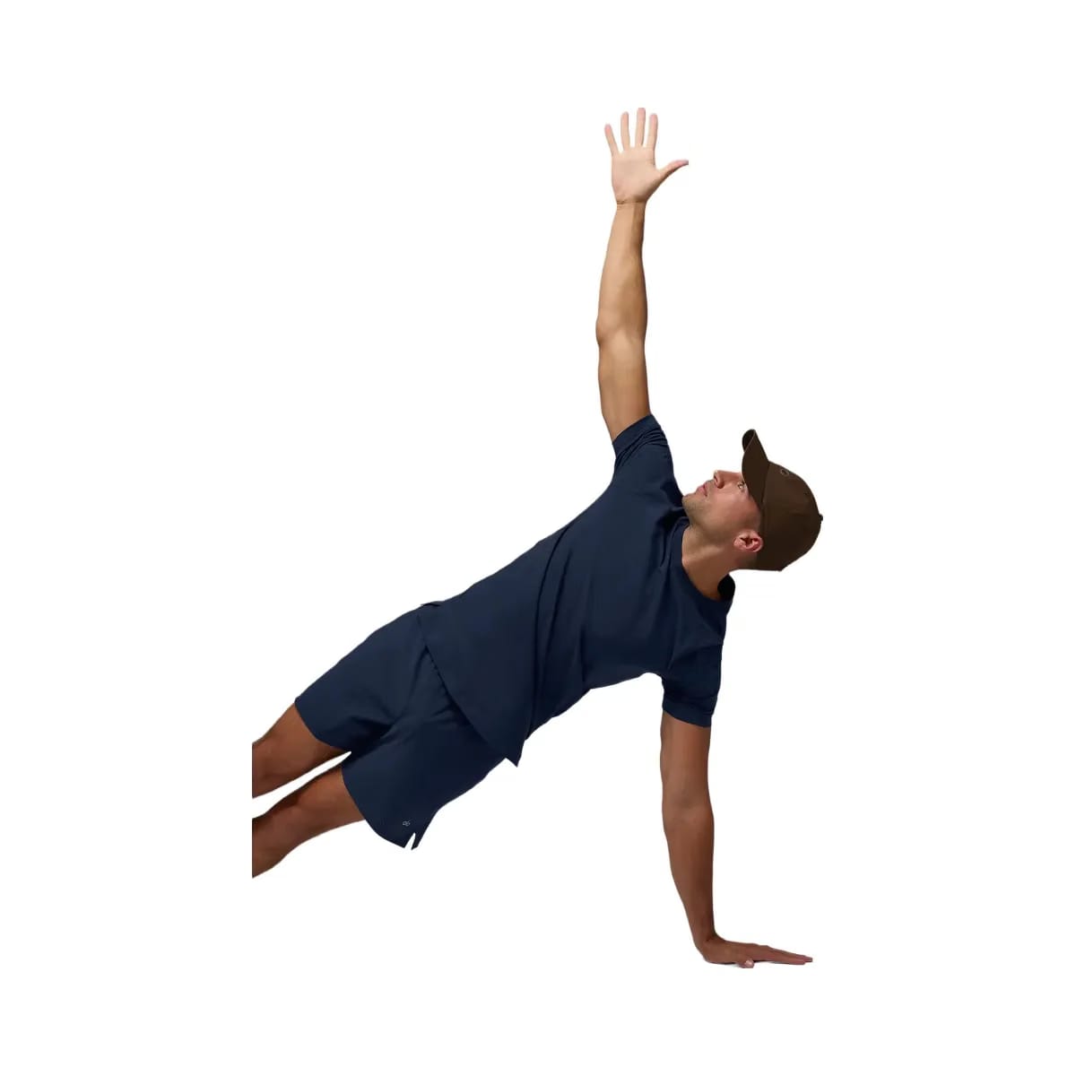Alo Men's ALO Vapor Crewneck Shorts Sleeve - Navy