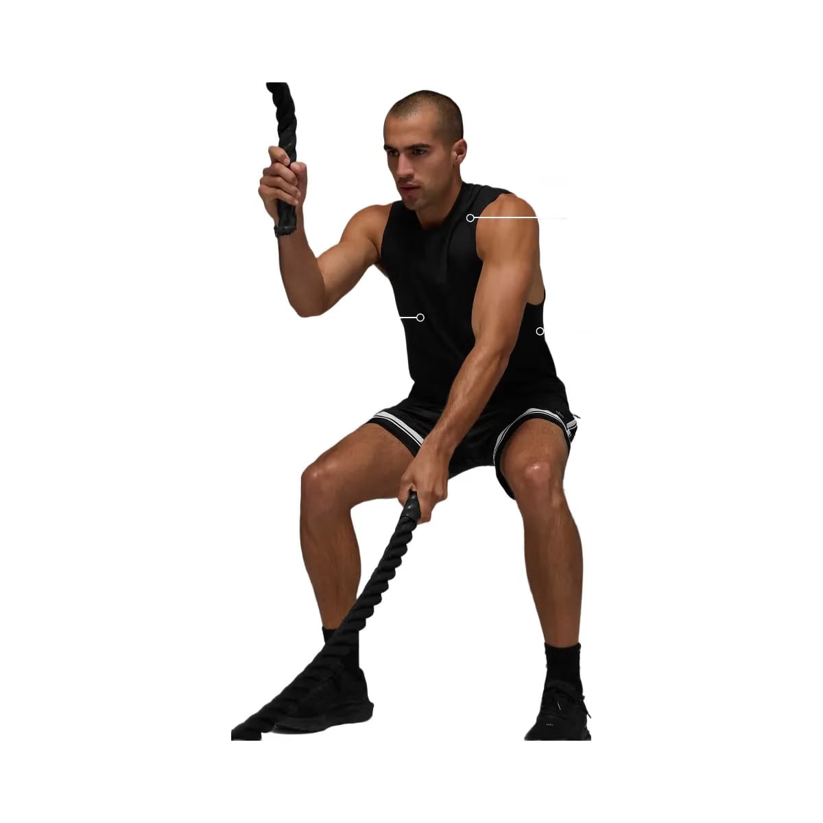 Alo Men's ALO Vapor Muscle Tank - Black
