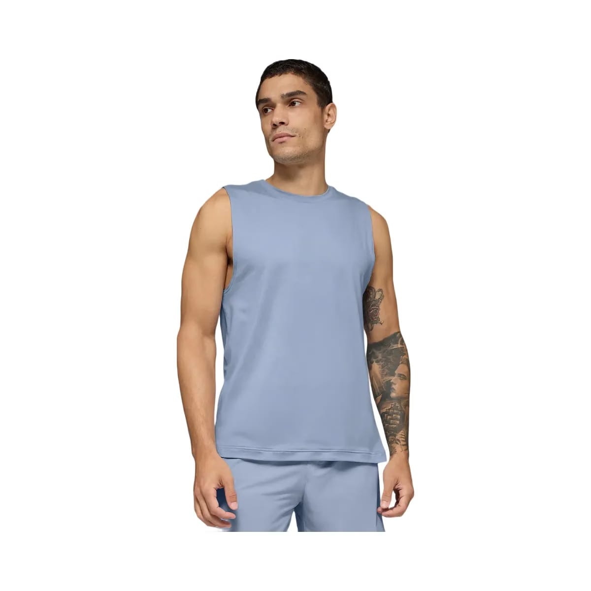 Alo Men's Conquer Muscle Tank - Winter Frost