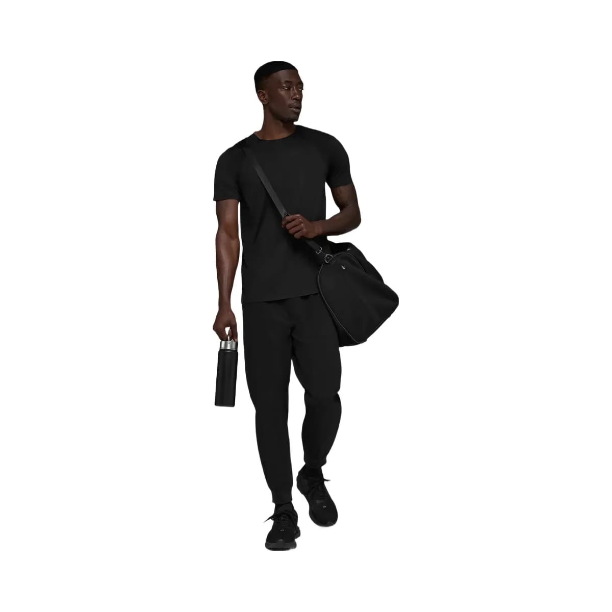 Alo Men's Idol Crewneck Shorts Sleeve - Black