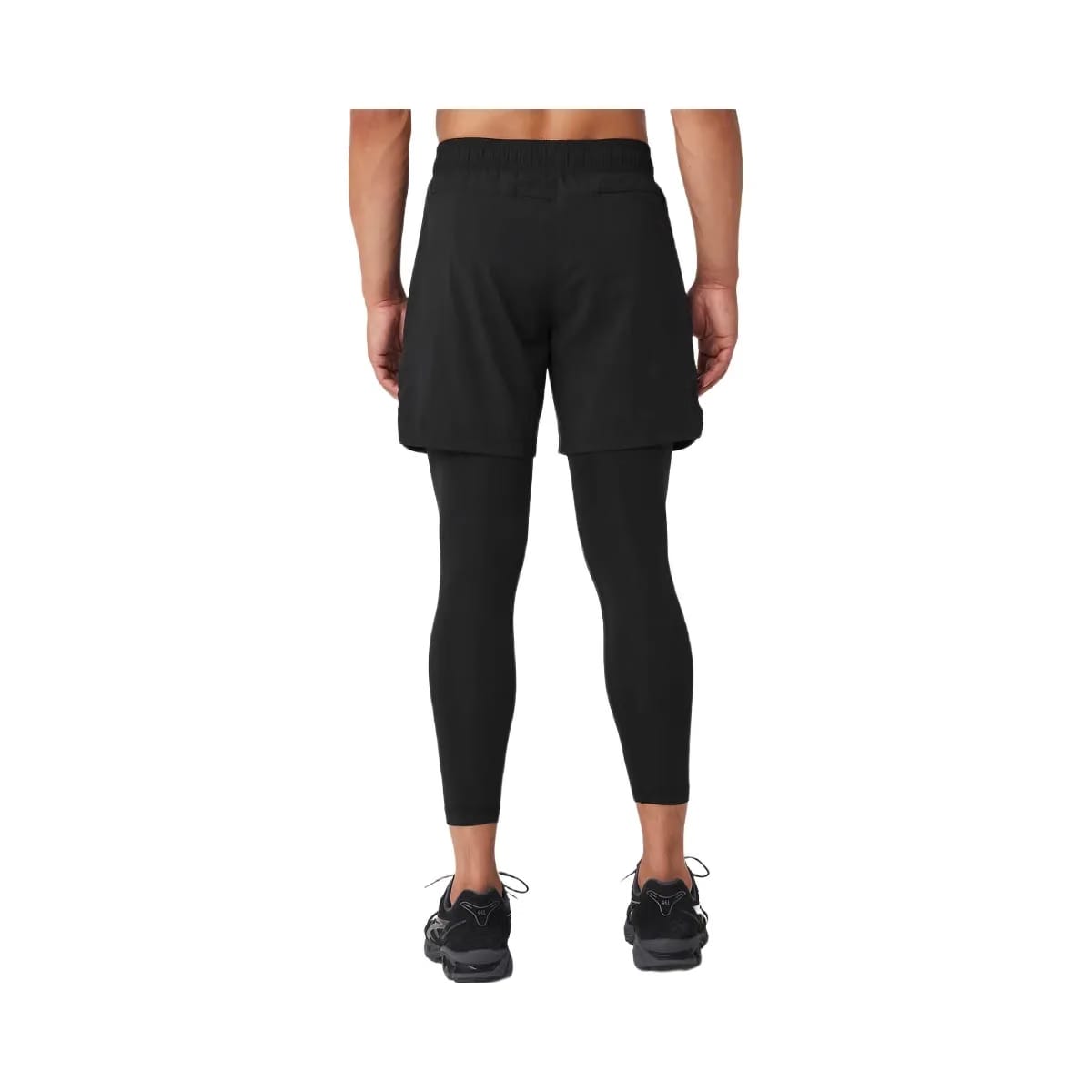 Alo Men's Stability 2-In-1 Pant - Black/Black