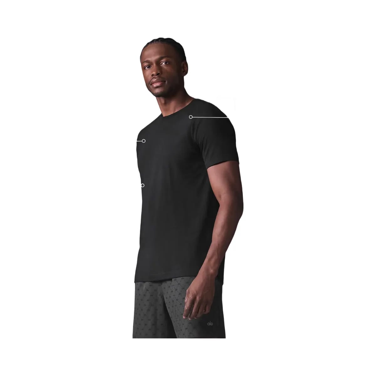 Alo Men's Triumph Raglan T-Shirt - Black