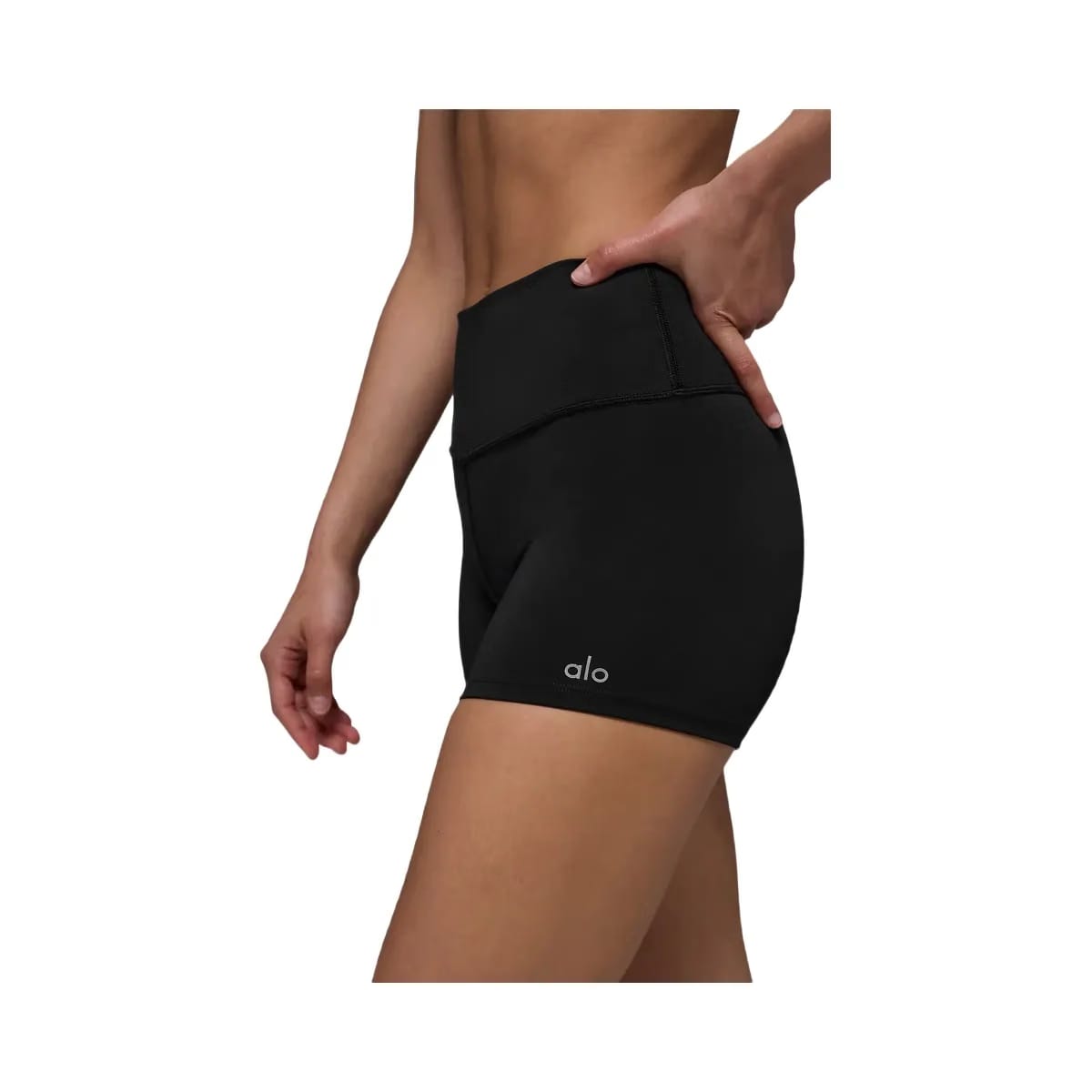 Alo Women's 3" High-Waist Airlift Shorts - Black